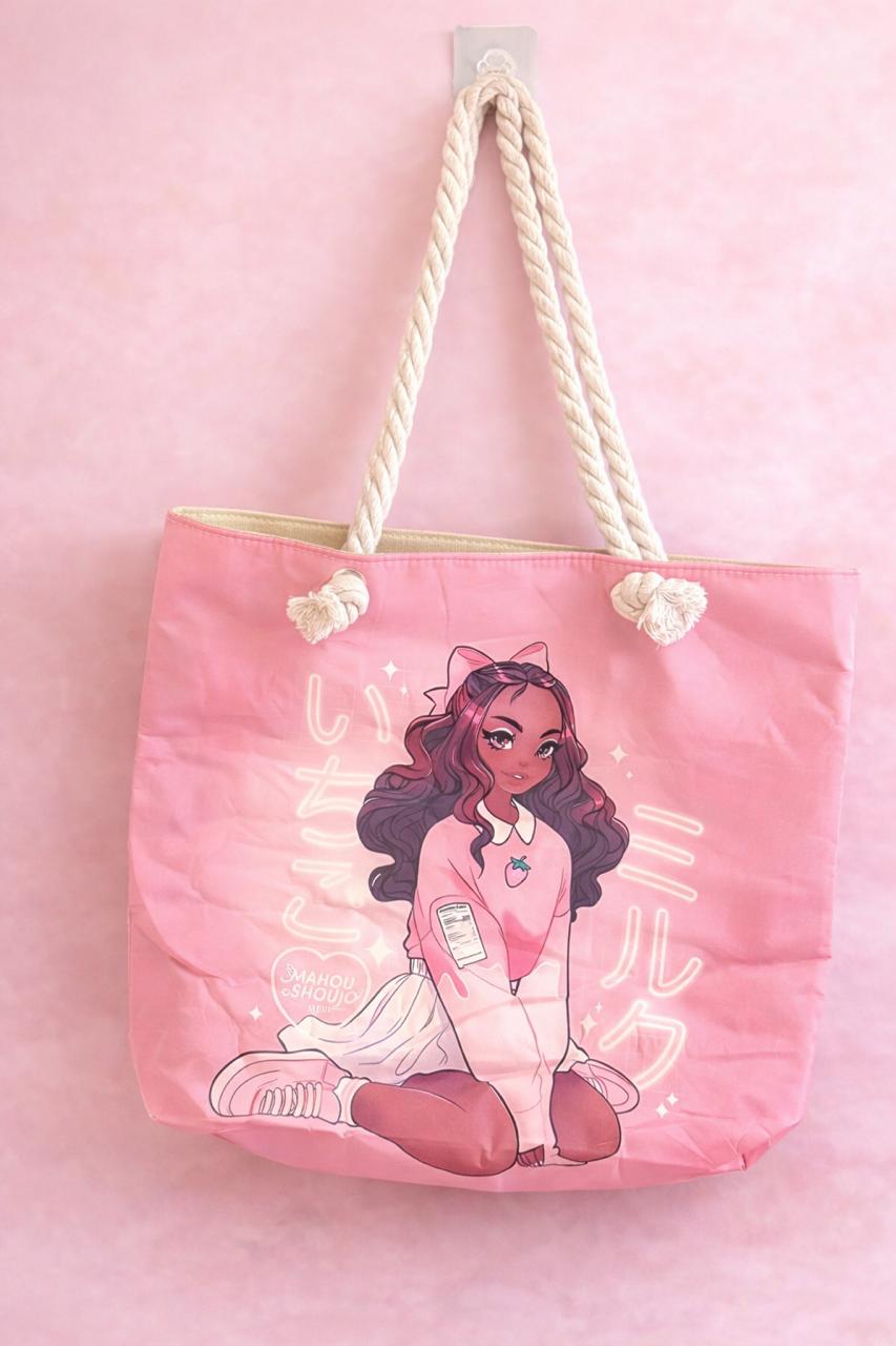 Pink Animated Tote Bag