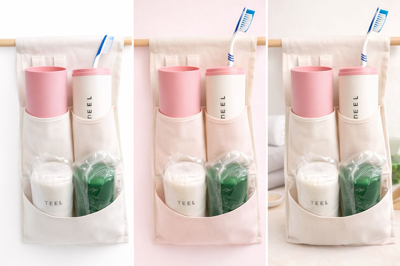 Travel Toothbrush and Toiletry Case