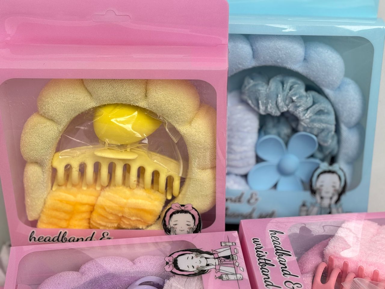 All-in-One Headband and Wrist skincare Set